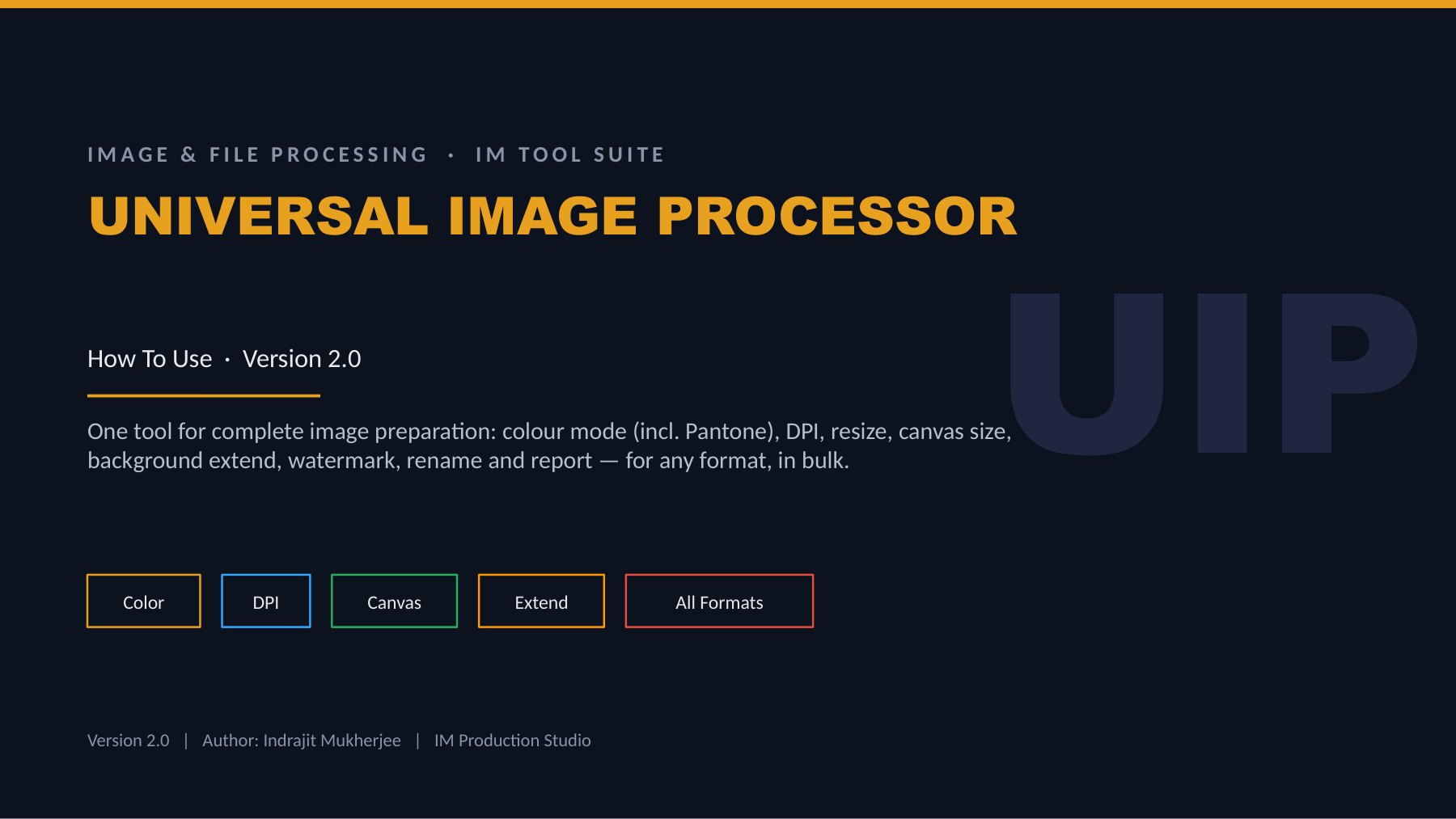 Universal Image Processor
