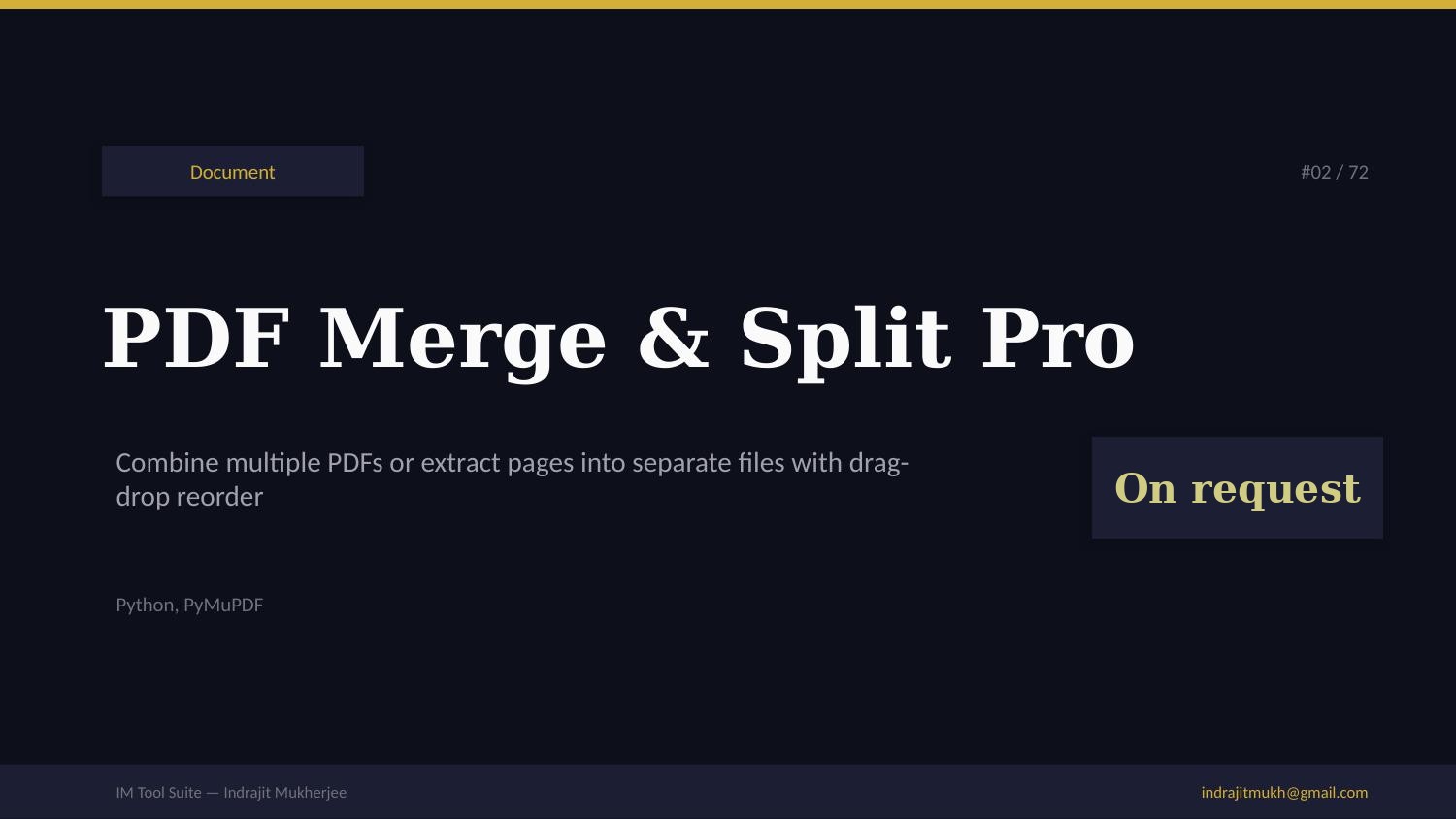 PDF Merge & Split Pro