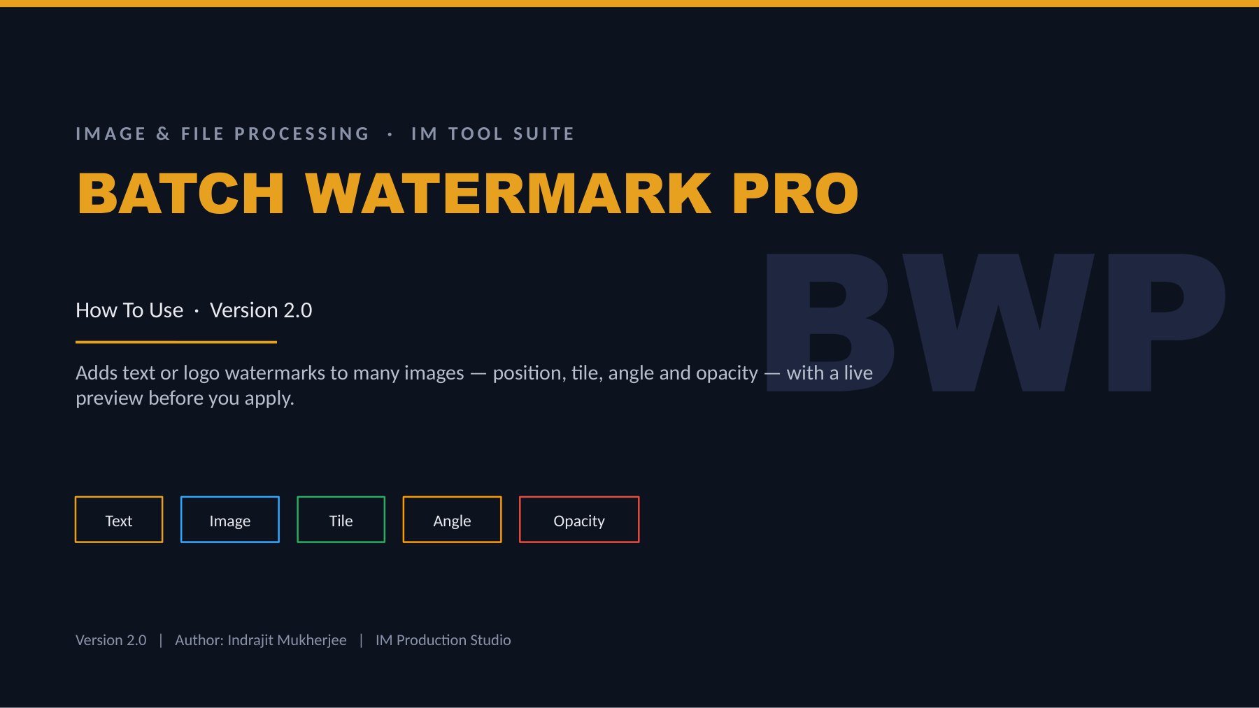 Batch Watermark Pro