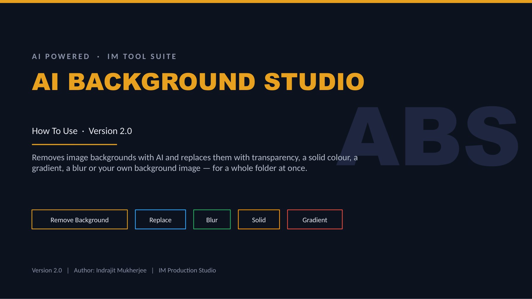 AI Background Studio