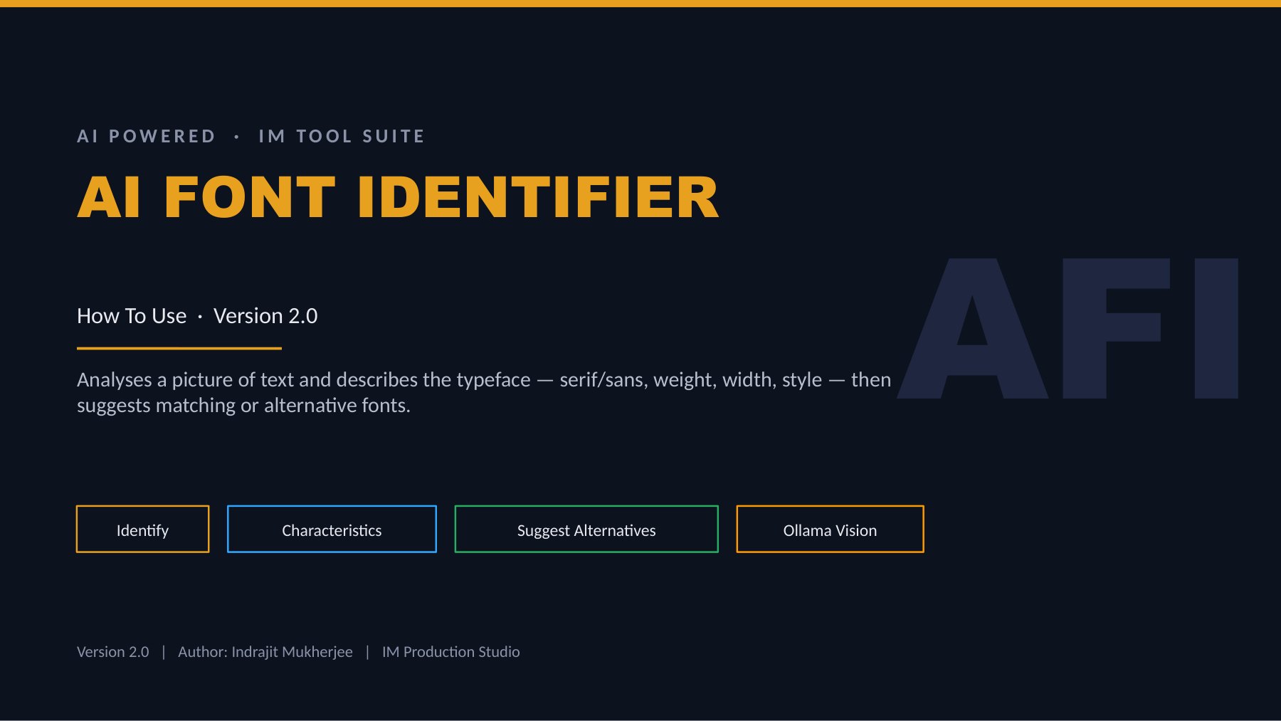 AI Font Identifier