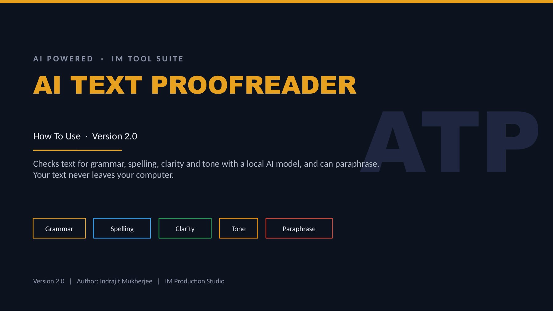 AI Text Proofreader