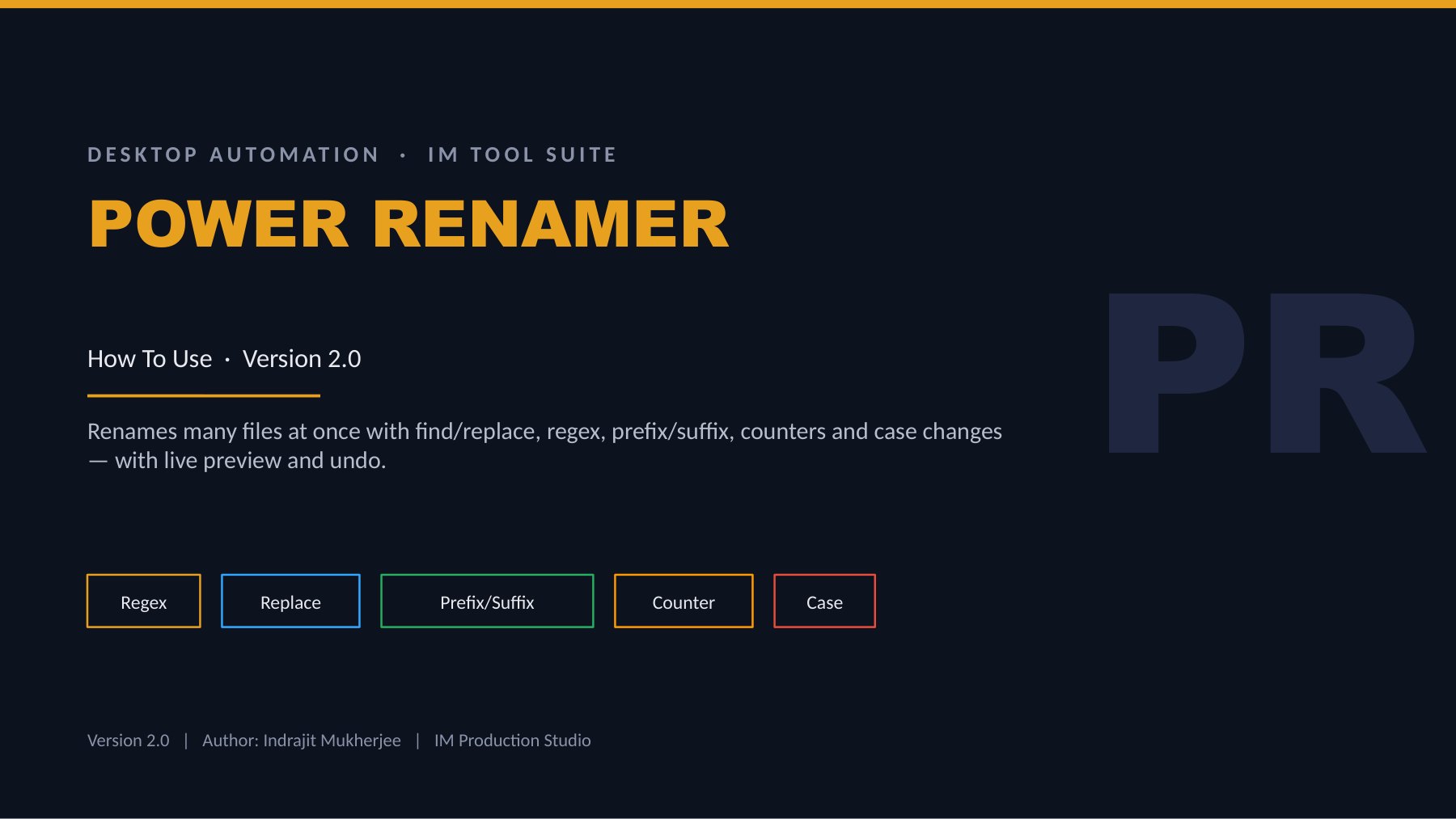 Power Renamer