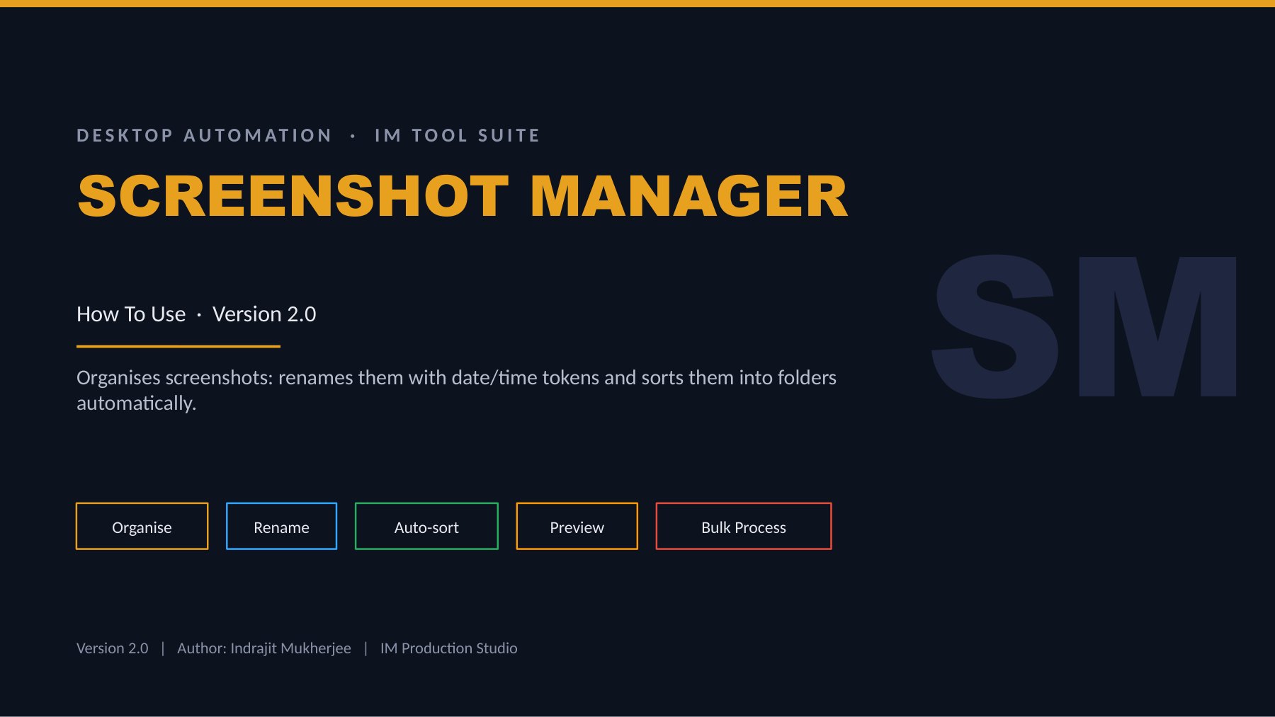 Screenshot Manager