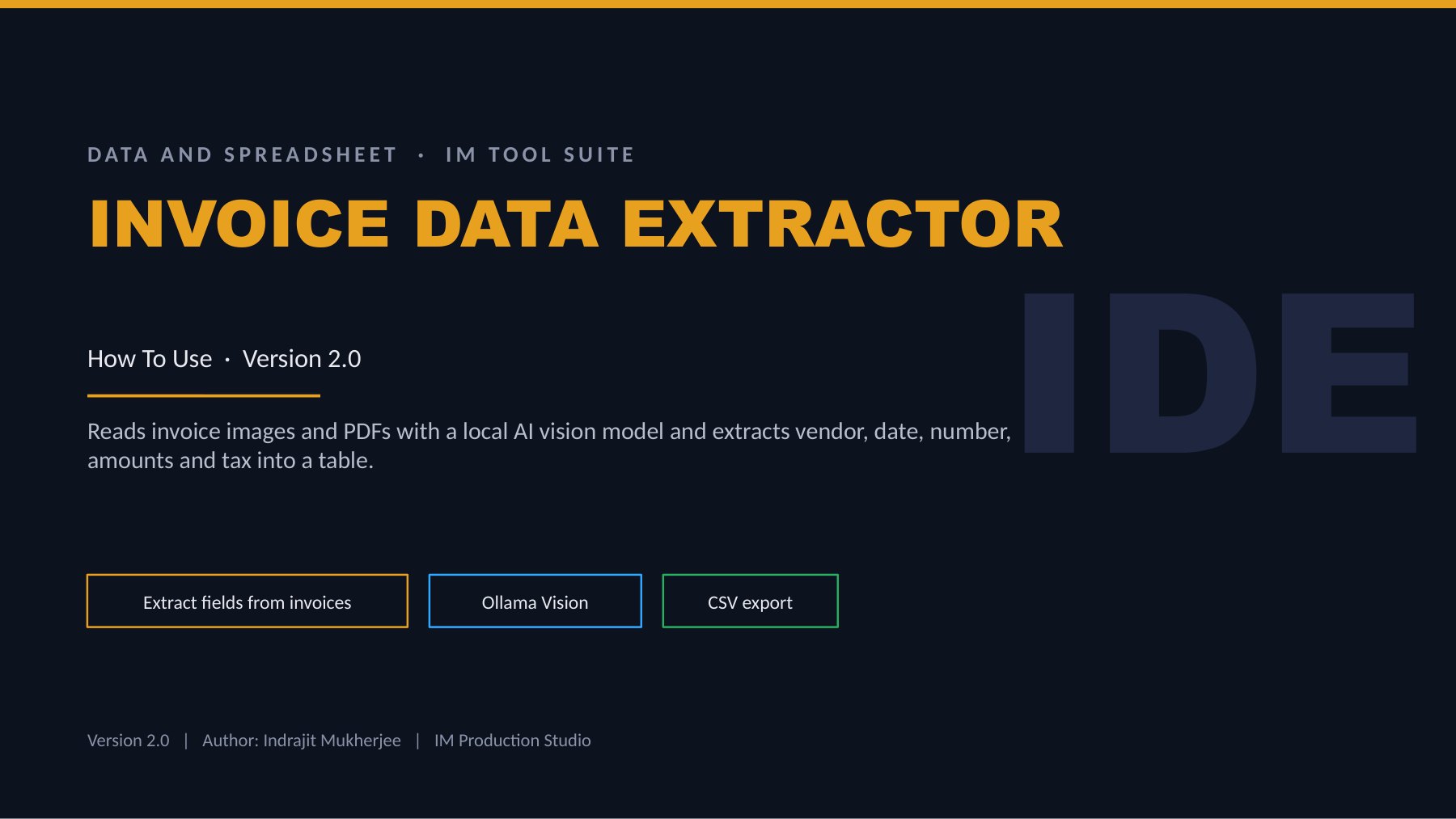 Invoice Data Extractor