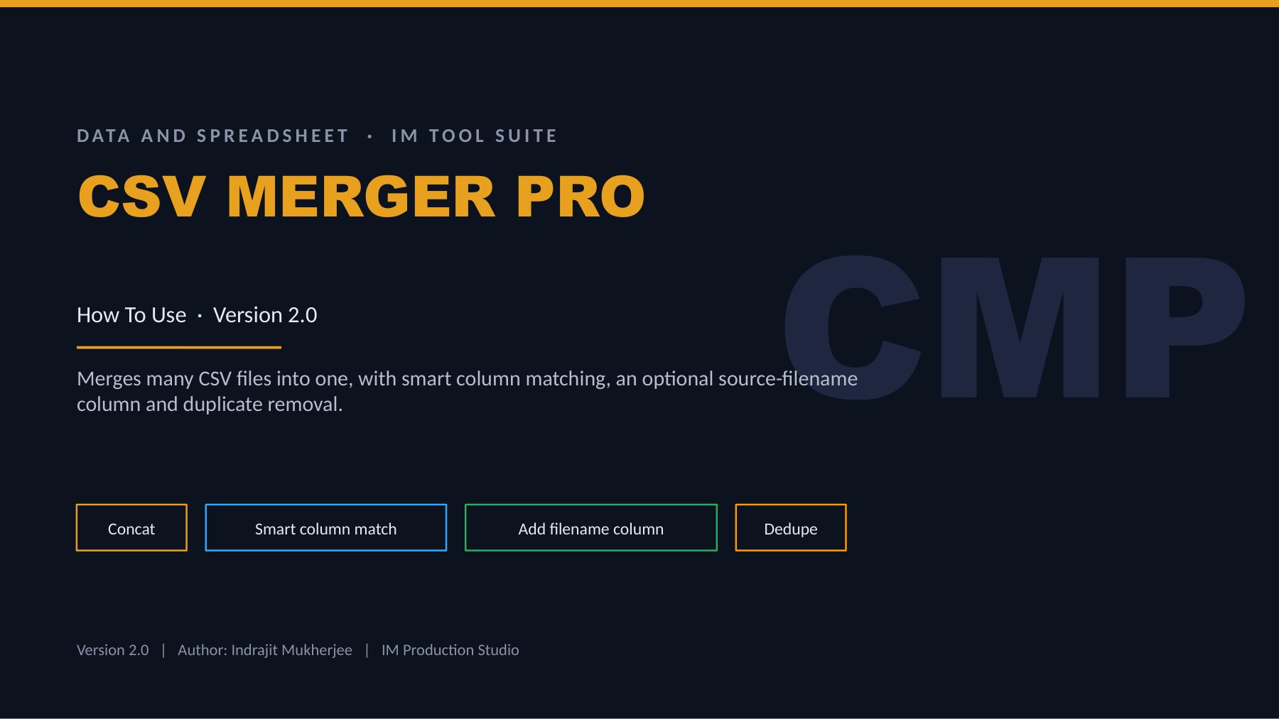 CSV Merger Pro