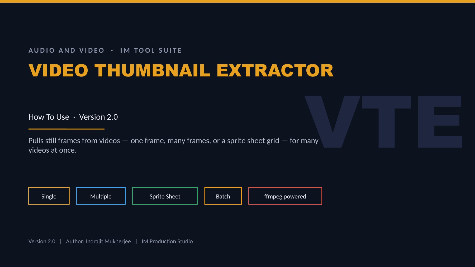 Video Thumbnail Extractor