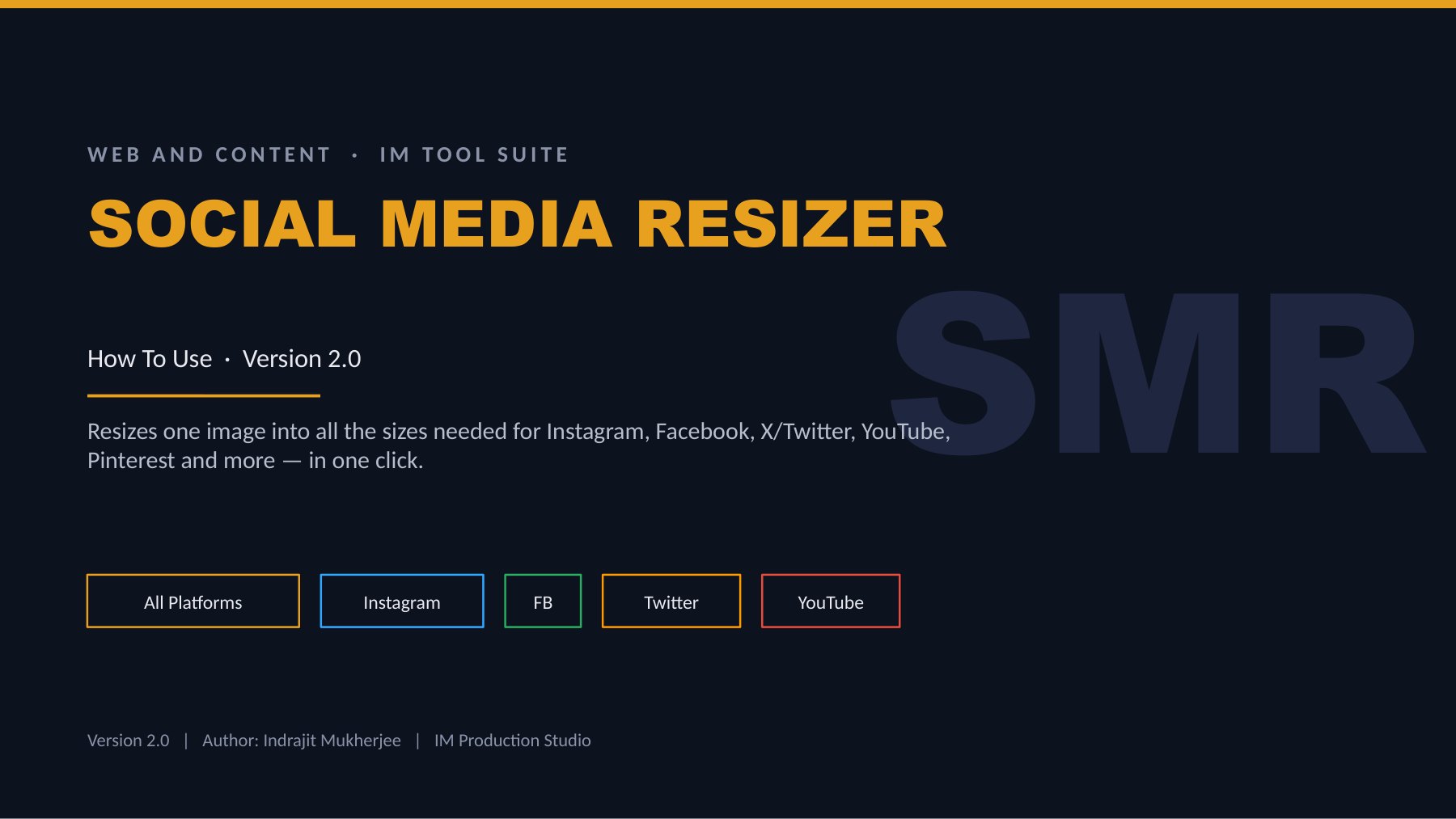 Social Media Resizer
