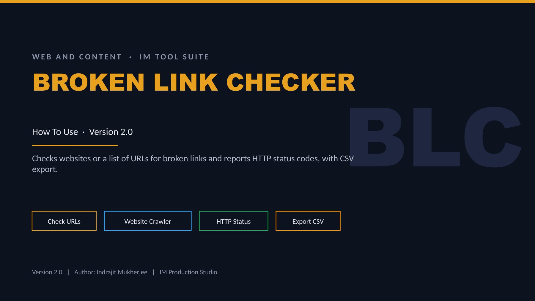Broken Link Checker