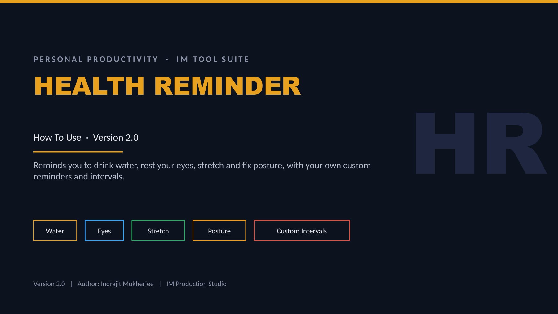 Health Reminder App