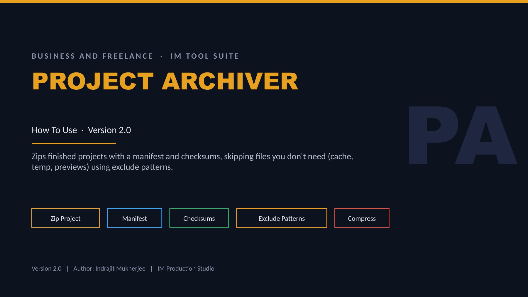 Project Archiver
