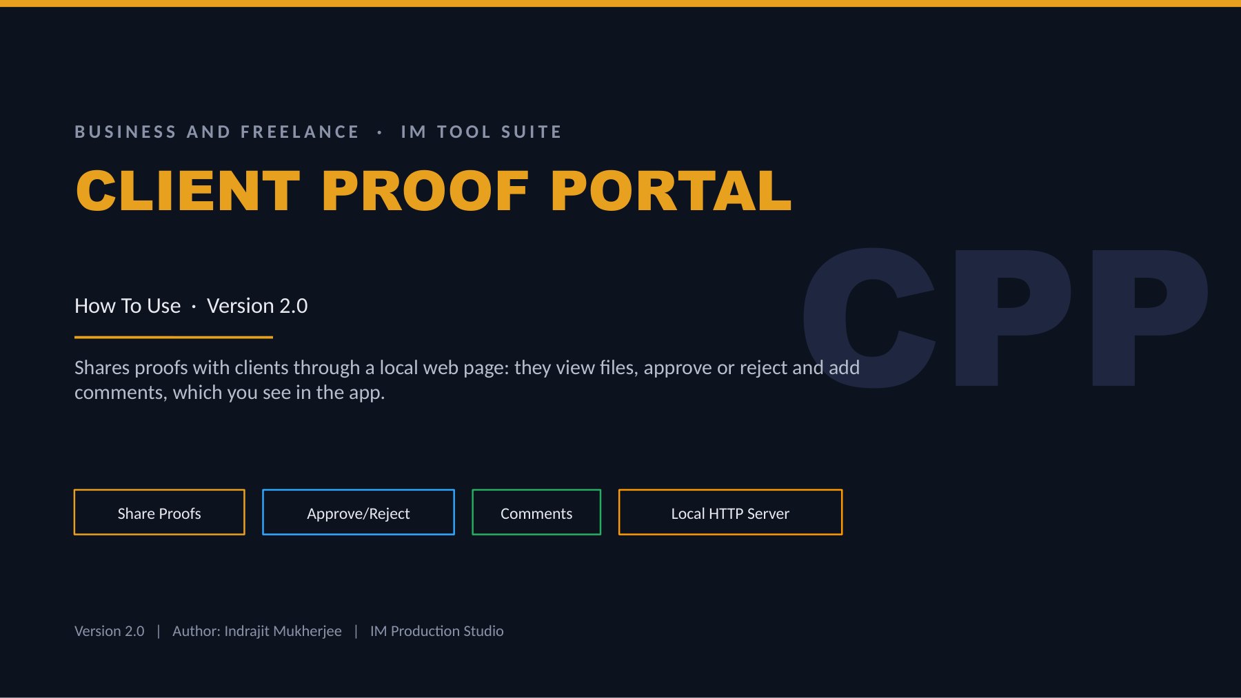 Client Proof Portal