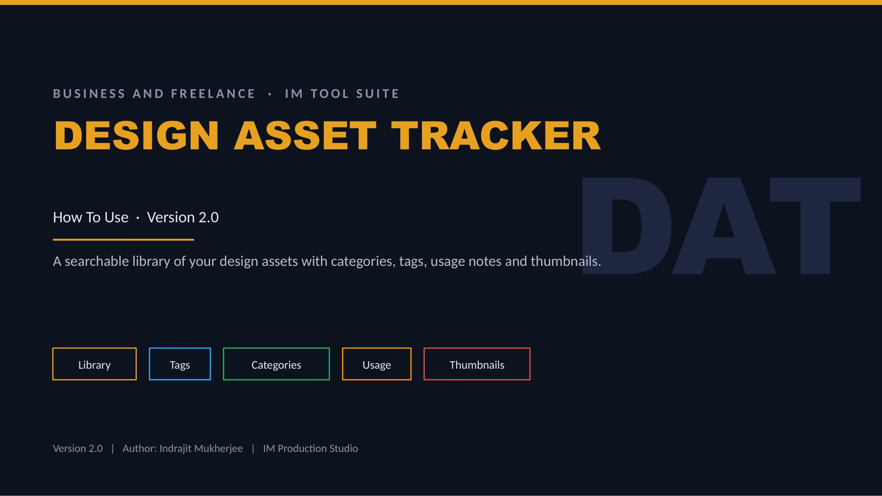 Design Asset Tracker