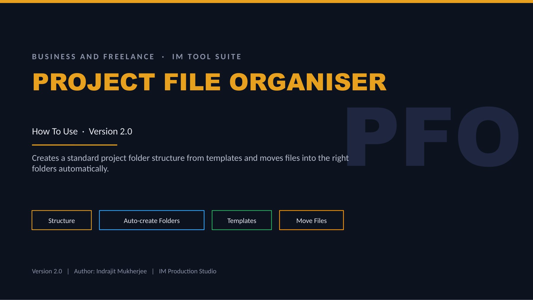 Project File Organiser