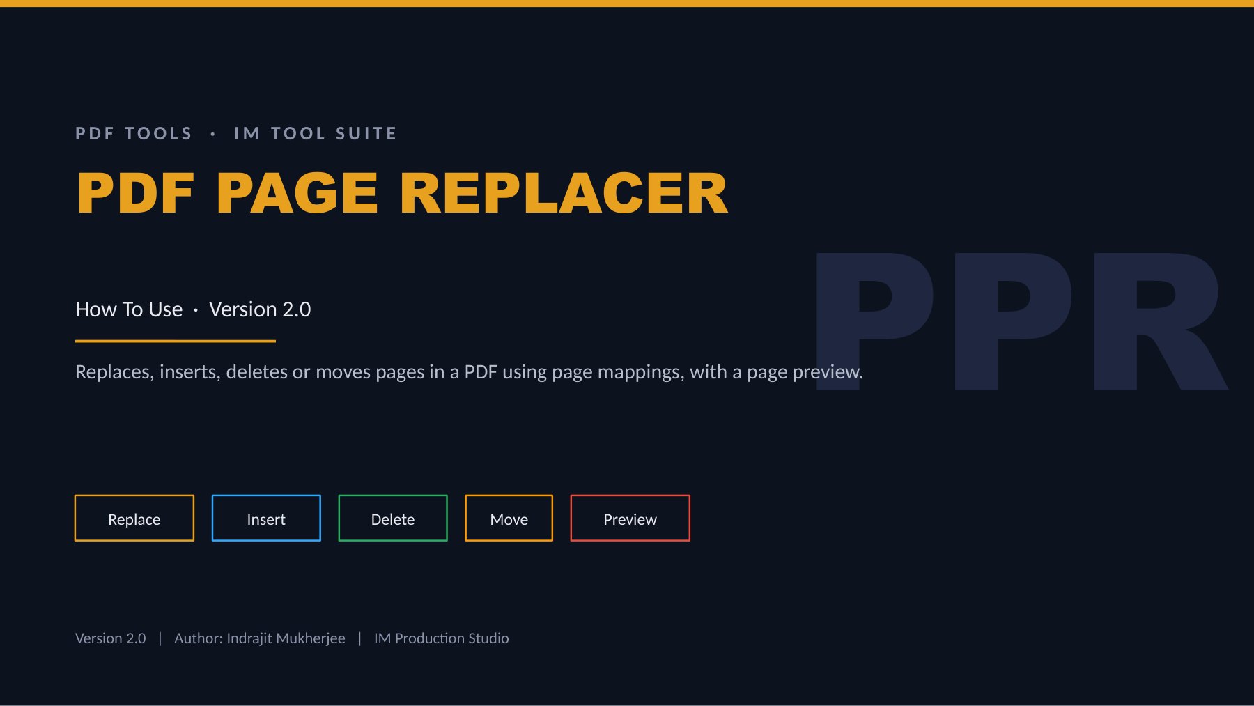 PDF Page Replacer