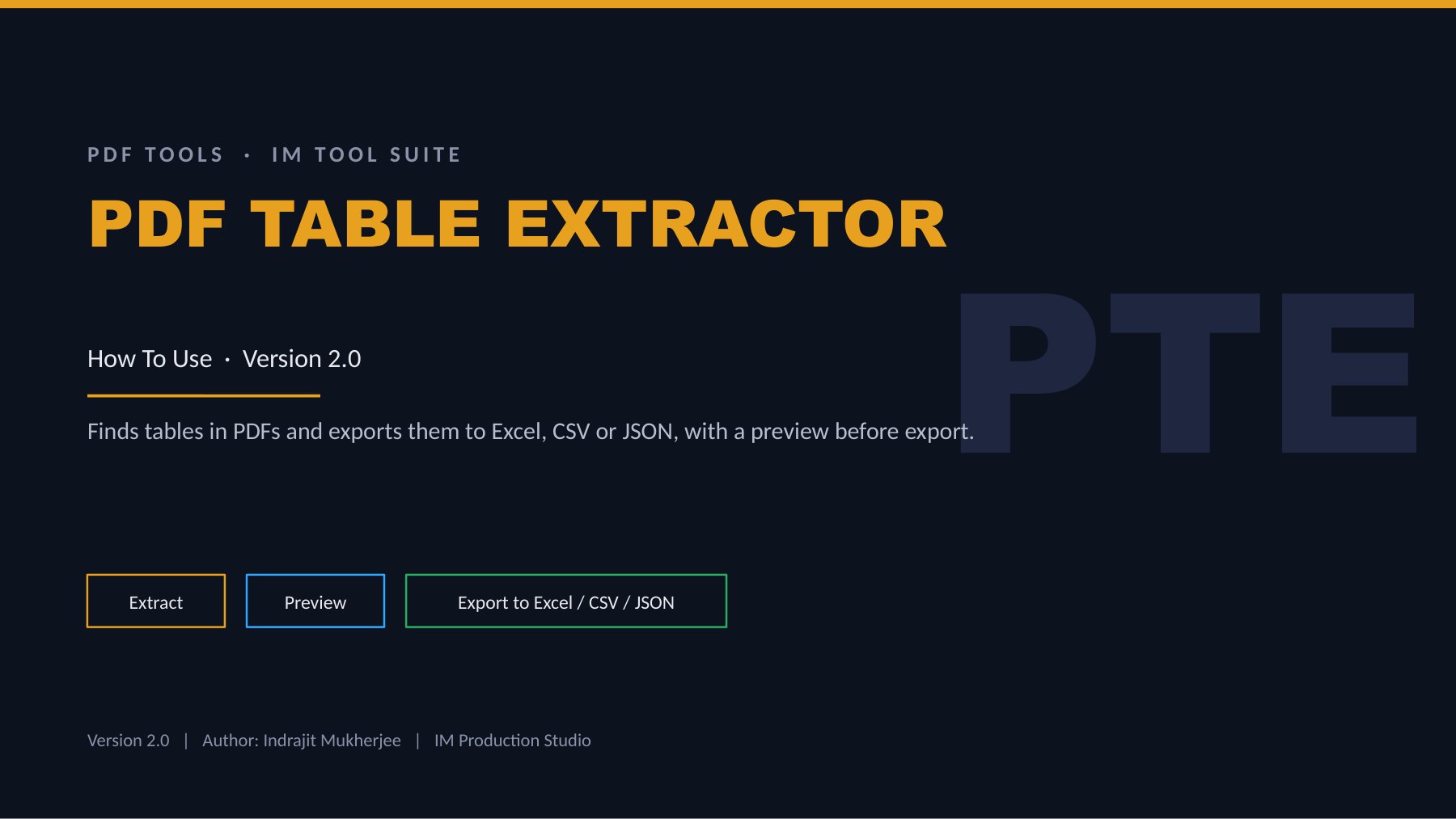 PDF Table Extractor