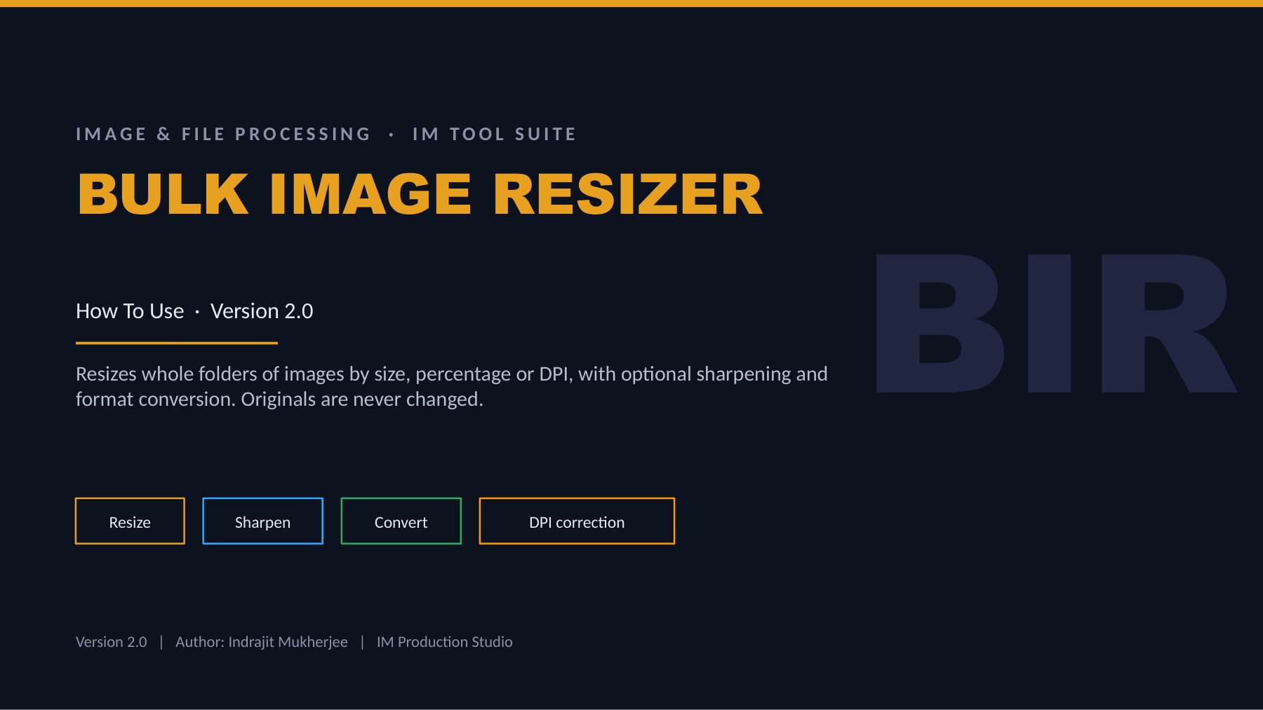 Bulk Image Resizer